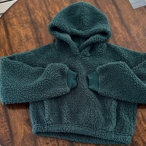 Gilly Hicks Green Sherpa Hoodie